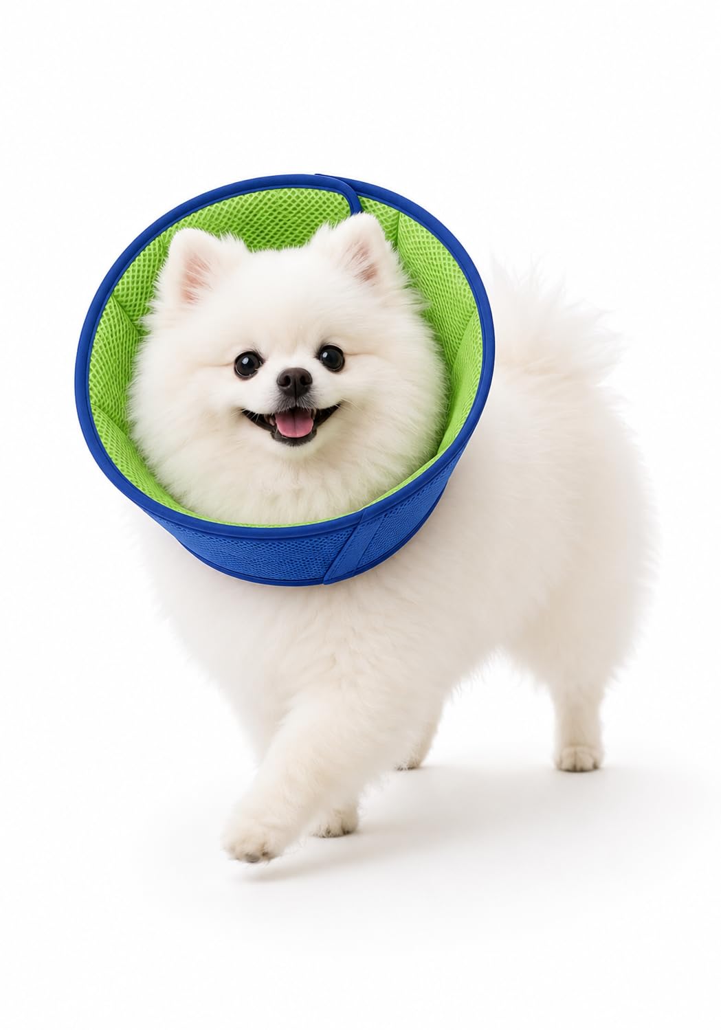 Dog Recovery Collar for Dogs After Surgery – Soft Breathable Dog Cone Collar, Lightweight Elizabethan Collar Alternative for Wound Healing, Anti Licking, Comfortable Sleep & Daily Eating,L