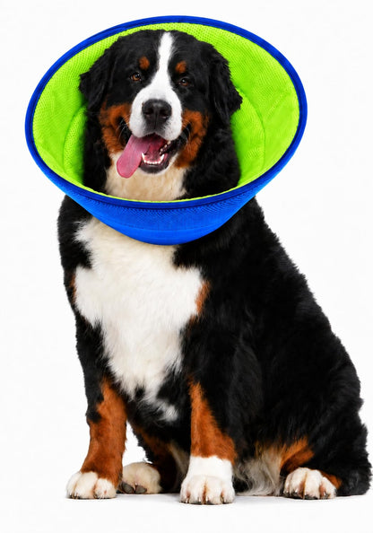 Dog Recovery Collar for Dogs After Surgery – Soft Breathable Dog Cone Collar, Lightweight Elizabethan Collar Alternative for Wound Healing, Anti Licking, Comfortable Sleep & Daily Eating,L