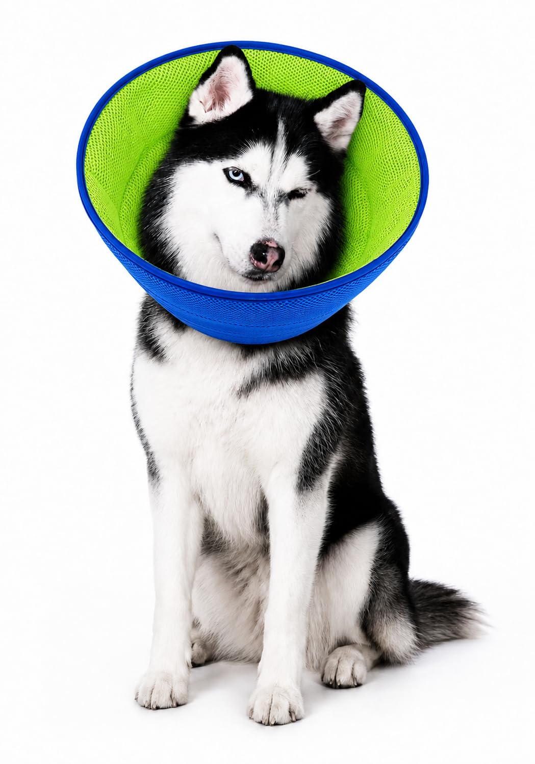 Dog Recovery Collar for Dogs After Surgery – Soft Breathable Dog Cone Collar, Lightweight Elizabethan Collar Alternative for Wound Healing, Anti Licking, Comfortable Sleep & Daily Eating,L