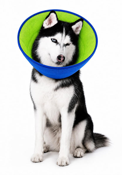 Dog Recovery Collar for Dogs After Surgery – Soft Breathable Dog Cone Collar, Lightweight Elizabethan Collar Alternative for Wound Healing, Anti Licking, Comfortable Sleep & Daily Eating,L