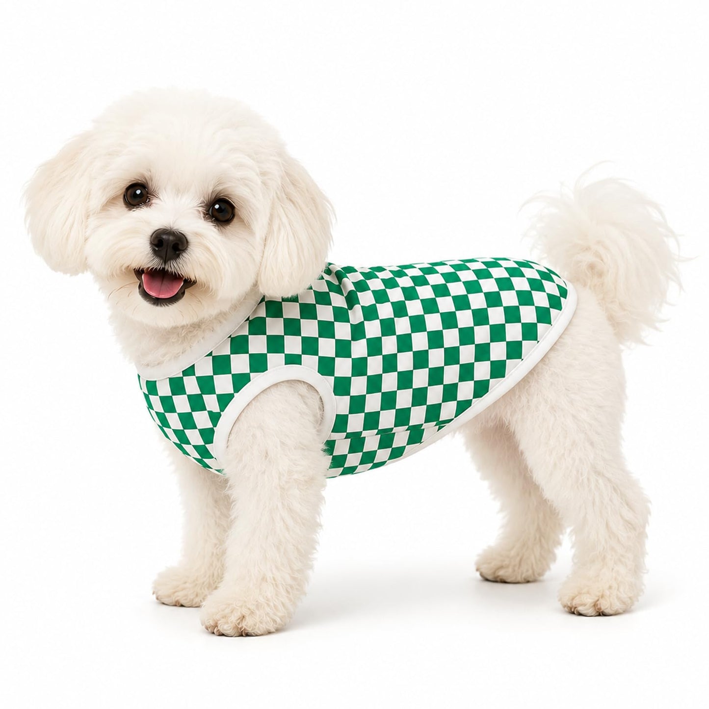 Dog Shirts Sleeveless Dog T Shirts Soft Pet T-Shirt Classic Red Stripes Print for Puppy Small Medium Large Dogs Breathable Pet Vest for Birthday, Photo Props & Daily Wear (Large (20-30lb), Red Stripe)