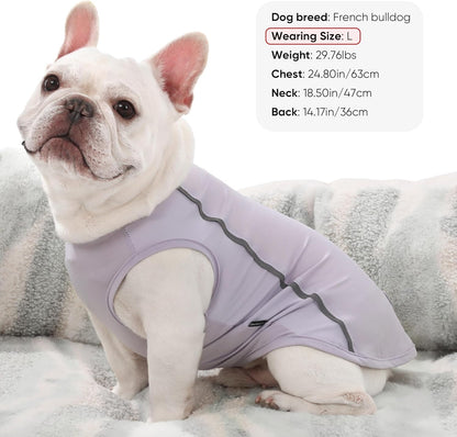 3Pack Sunblock Dog Shirt Breathable Reflective Dog T-Shirt Lightweight Sun Protection Sleeveless Dog T Shirts for Small Medium Large Dogs Perfect for Summer Walks & Outdoor Adventures